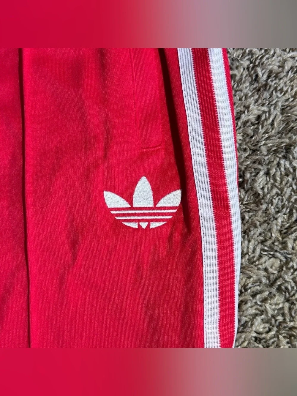 Adidas Originals Liverpool FC Track Pants Pure Ruby Red / White Men’s XL JZ0139